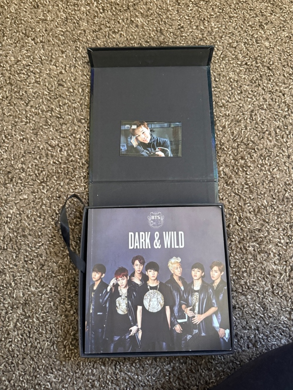 BTS Dark & Wild Album - With Jimin Photocard no CD